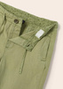 Mayoral Mini 3512-068 Spodnie chino regular z lnu dla chłopca Zielone