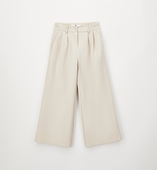 Ido 4G720 Spodnie szerokie garniturowe Beż