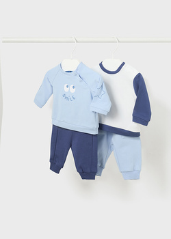 Mayoral Newborn 1623-039 Komplet 4-częściowy dla chłopca  Niebieski