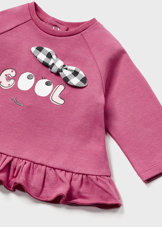 Mayoral Newborn 1745-068 Komplet z bawełny 4-częściowy dla dziewczynki ECOFRIENDS Różowy