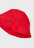 Mayoral Baby 10182-080 Czapka z bawełny dla dziewczynki  Czerwona