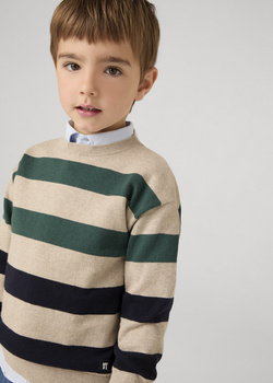 Mayoral Mini 4338-010 Sweter w paski dla chłopca  Roca