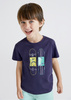 Mayoral Mini 3012-076 Zestaw 2 koszulek z krótkim rękawem dla chłopca ECOFRIENDS, zieleń i granat