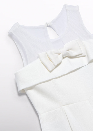 Abel&Lula 5219-094 Kombinezon z krepy dla dziewczynki Nata