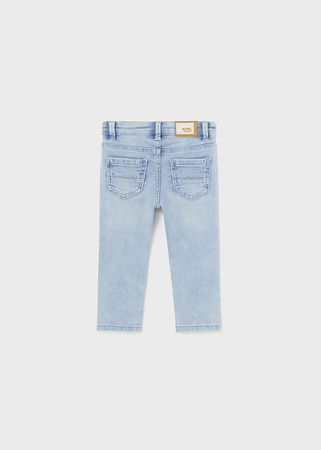 Mayoral Baby 1552-035 Długie spodnie slim fit soft denim   dla chłopca ECOFRIENDS Claro