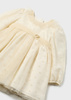 Mayoral Baby 2907-069 Sukienka z tiulem Crudo