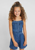 Mayoral Junior 6831-055 Kombinezon liocel jeansowy dla dziewczynki niebieski