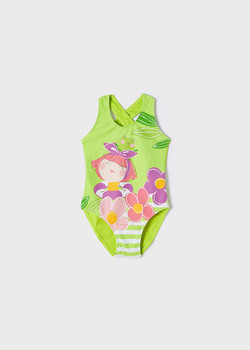 Mayoral Mini 3770-062 Strój kąpielowy (jednoczęściowy) dla dziewczynki Zielony