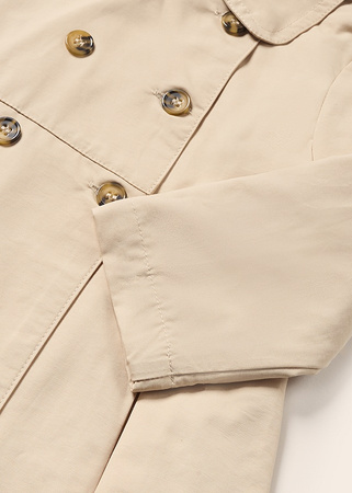 Mayoral Baby 1413-069 Płaszcz dla dziewczynki Beżowy