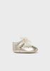 Mayoral Newborn 9687-034 Buty balerinki z kokardką dla noworodka Light gold