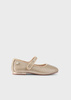 Mayoral 46469-047 Buty balerinki cekinowe Kolor Oro