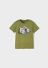 Mayoral Mini 3018-083 Koszulka z krótkim rękawem dla chłopca ECOFRIENDS Lornetka zielona
