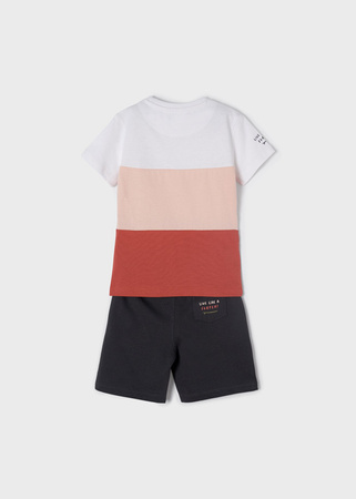 Mayoral Mini 3659-063 Komplet 2-częściowy dla chłopca ECOFRIENDS Terrakota