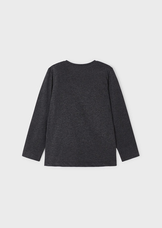 Mayoral Mini 4015-059 Koszulka z długim rękawem dla dziewczynki ECOFRIENDS Plomo vig