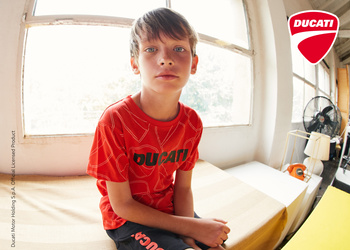 DUCATI GB613/00 Koszulka z krótkim rękawem  Red