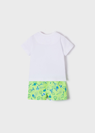 Mayoral Baby 1659-049 Komplet z kąpielówkami dla chłopca Biały