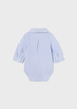 Mayoral Newborn 2759-070 Body koszulowe z długim rękawem ECOFRIENDS Niebieskie