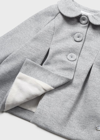 Mayoral Newborn 2404-033 Płaszcz dla dziewczynki Szary