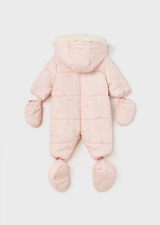 Mayoral Newborn 2624-062 Kombinezon z mikrofibry dla noworodka ECOFRIENDS różowy