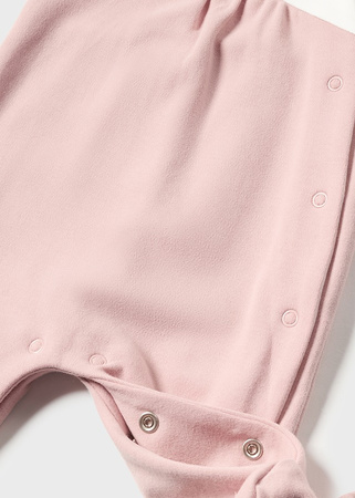 Mayoral Newborn 2734-081 Zestaw/Komplet 2 pajacyki dla dziewczynki Rosado