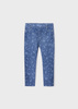 Mayoral Mini 3777-067 Leginsy dla dziewczynki ECOFRIENDS a'la jeans  niebieskie