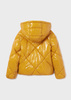 Mayoral Junior 7488-074 Kurtka pikowana w romby dla dziewczynki Bursztynowa