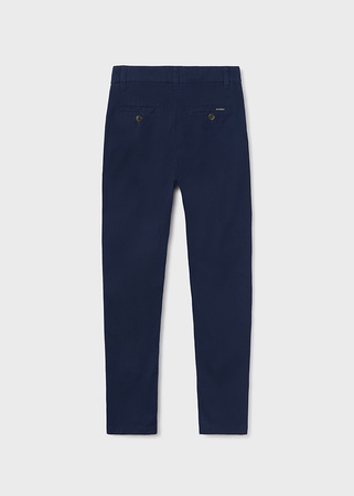 Mayoral junior 530-044 Spodnie chino slim dla chłopca Granatowe
