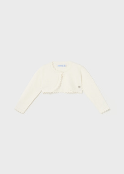 Mayoral baby 306-059 Sweterek/bolerko dla dziewczynki Kolor ecru