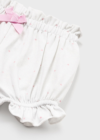 Mayoral Newborn 1609-094 Komplet z bawełny 4-częściowy dla dziewczynki ECOFRIENDS Różowy