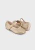 Mayoral 46469-047 Buty balerinki cekinowe Kolor Oro
