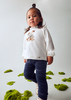 Mayoral Baby 727-091 Leginsy aksamitne Marino