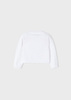 Mayoral Baby 1358-028 Sweter krótki dla dziewczynki Kolor blanco