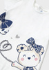 Mayoral Baby 1014-012 Koszulka ECOFRIENDS z krótkim rękawem z aplikacją 3D  Blanco