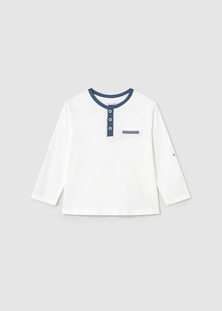 Mayoral Baby 1067-060 Koszulka z podwijanymi rękawami Bco-regata