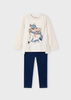 Mayoral Mini 4788-032 Komplet z leginsami dla dziewczynki  Medio