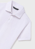 Mayoral Junior 890-078 Koszulka polo z krótkim rękawem Blanco