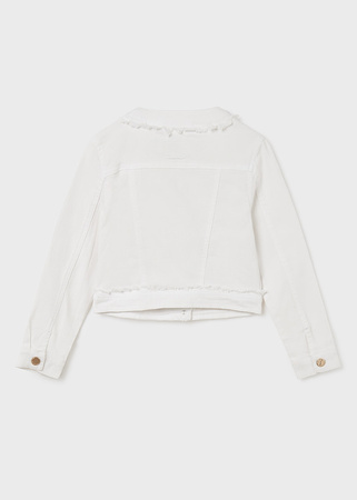 Mayoral Junior 6433-055 Kurtka/katana dla dziewczynki Biała