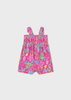 Mayoral Baby 1839-057 Kombinezon letni wzorzysty Fucsia