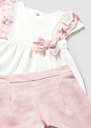 Mayoral Baby 1236-011 Komplet 2-częściowy z szortami Rosa