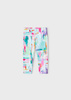 Mayoral Mini 3703-065 Leginsy nadruk krótkie Aqua