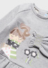 Mayoral Baby 2956-011 Sukienka dzianinowa dla dziewczynki ECOFRIENDS Szara