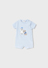 Mayoral Newborn 1798-076 Komplet  3 pajacyków Cielo