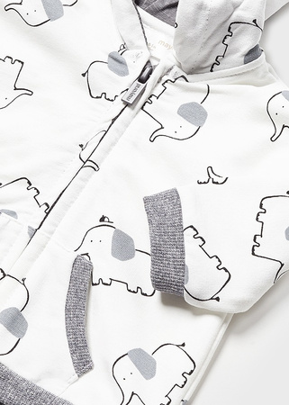 Mayoral Newborn 1891-028 Dres 3-częściowy dla noworodka ECOFRIENDS Szary