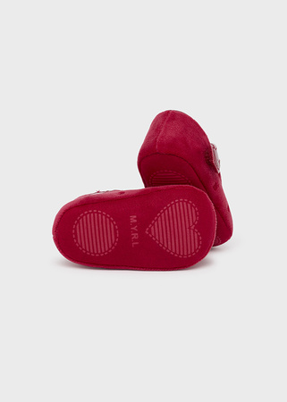Mayoral Newborn 9794-087 Buty balerinki dla noworodka Rojo
