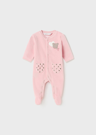 Mayoral Newborn 2738-010 Zestaw/Komplet 2 pajacyki dla dziewczynki Rosa baby