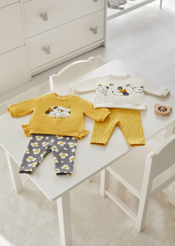 Mayoral Newborn 2744-026 Komplet 4-częściowy dla dziewczynki  Honey