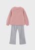 Mayoral Mini 4721-032 Komplet 2-częściowy z bluzą i szerokimi leginsami Marquillaje