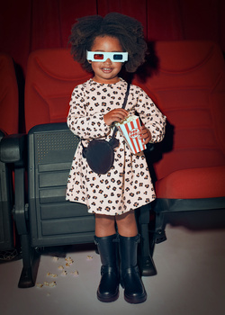 Mayoral Mini 4926-055 Sukienka dzianinowa z torebką Arena