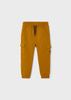 Mayoral Mini 4522-014 Spodnie jogger cargo dla chłopca Ocre