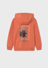 Mayoral Junior 6475-082 Bluza chłopięca z kapturem kolor arcilla